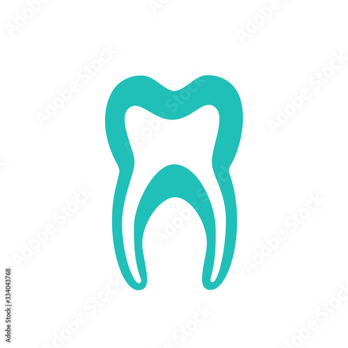 Vector isolated illustration of tooth