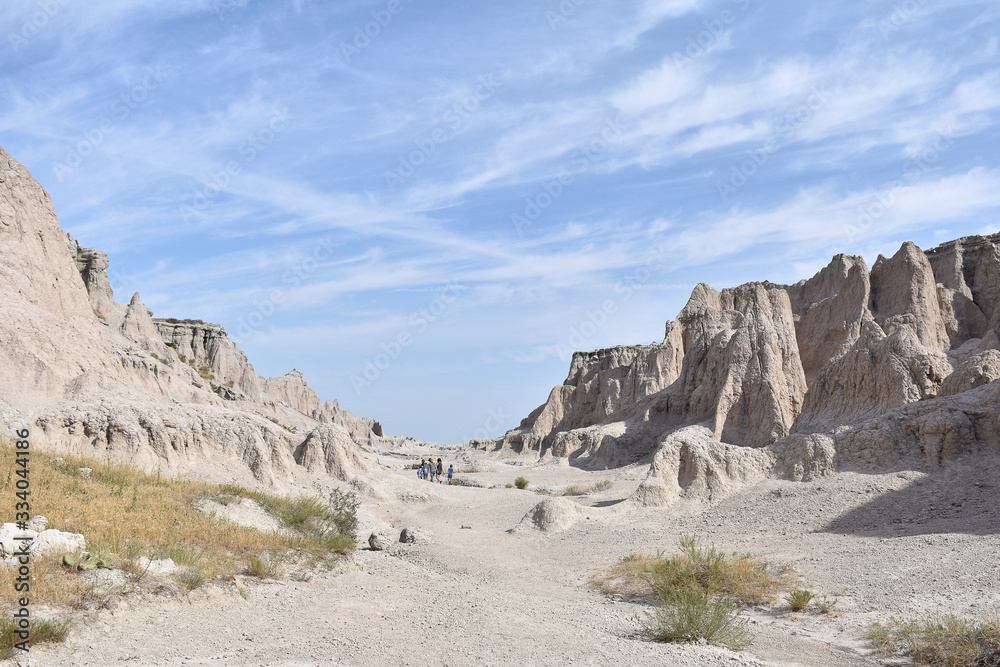 Fototapeta premium desert landscape with blue sky