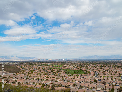 Beautiful residence area of MacDonald Ranch with the strip view