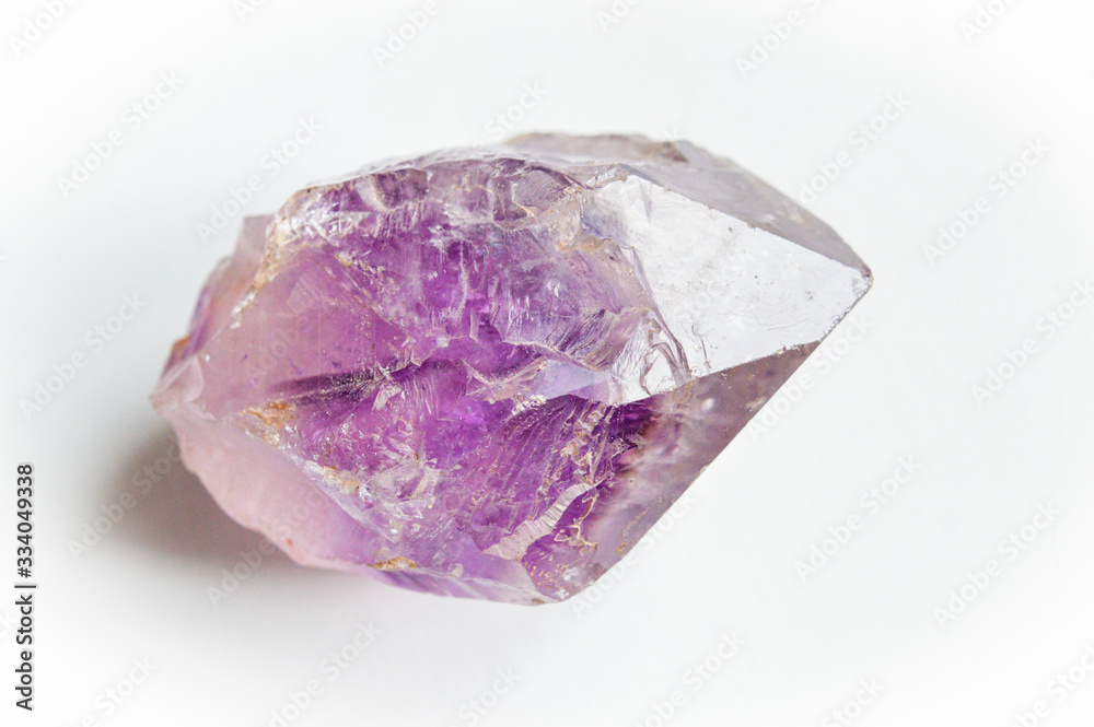 amethyst isolated on white background