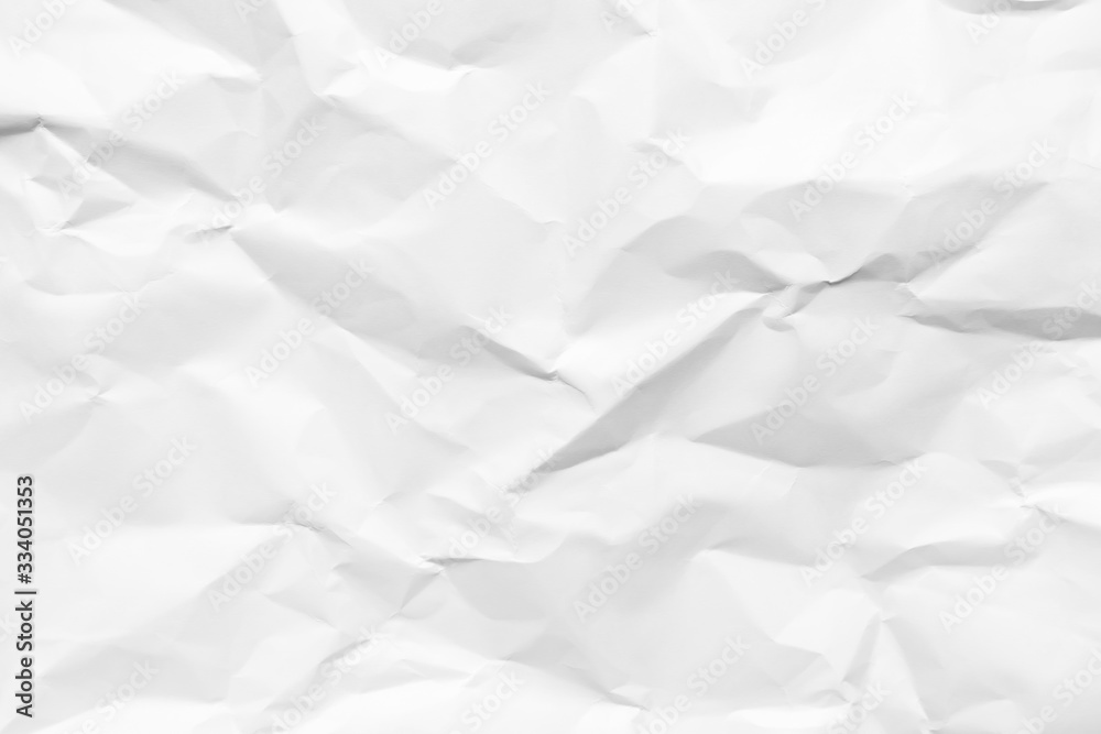 Obraz premium crumpled white paper