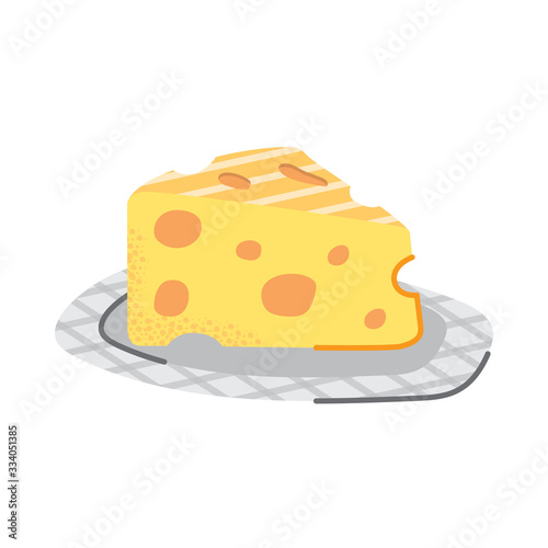delicious cheese nutritive food icon