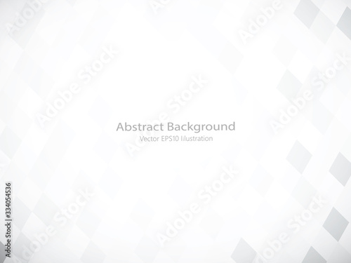 Abstract geometric or isometric white and gray polygon or low poly vector technology concept background. EPS10 illustration style.