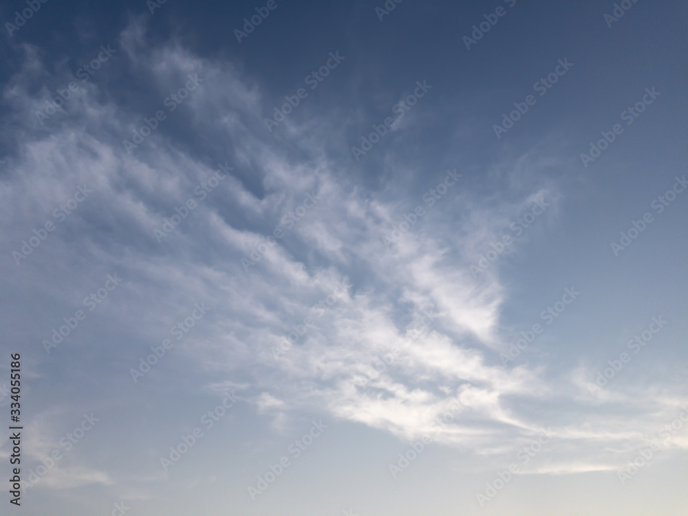 dramatic sky with clouds, 