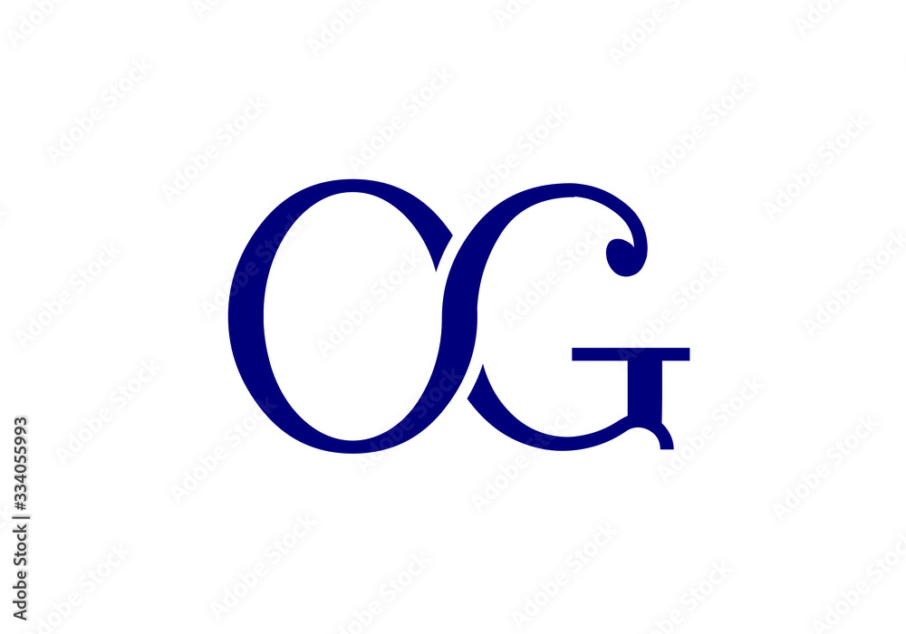 O G Initial Letter Logo design vector template, Graphic Alphabet Symbol for Corporate Business Identity O G Initial Letter Logo design vector template, Graphic Alphabet Symbol for Corporate Business Identity