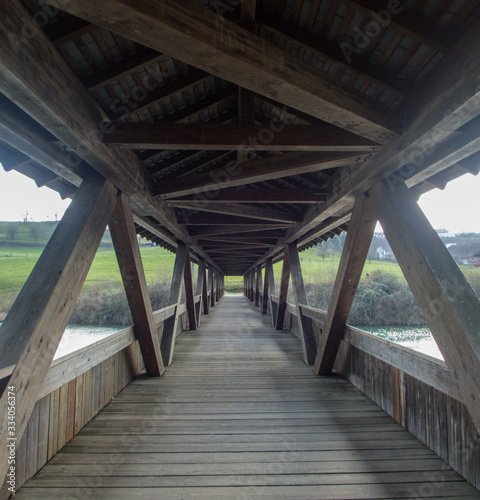 old wooden bridge 