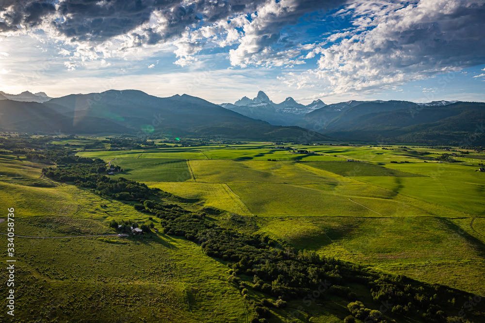 Obraz premium Grand Teton Mountain Range