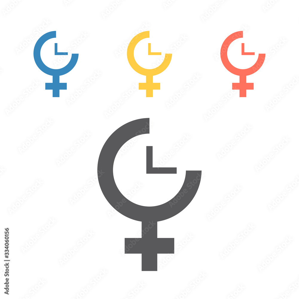 Menopause icon. Vector signs for web graphics Menopause icon. Vector signs for web graphics