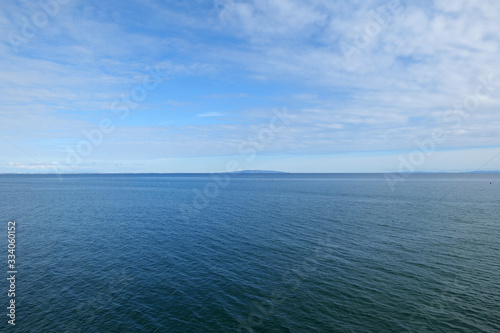 Expansive view of the Pacific Ocean