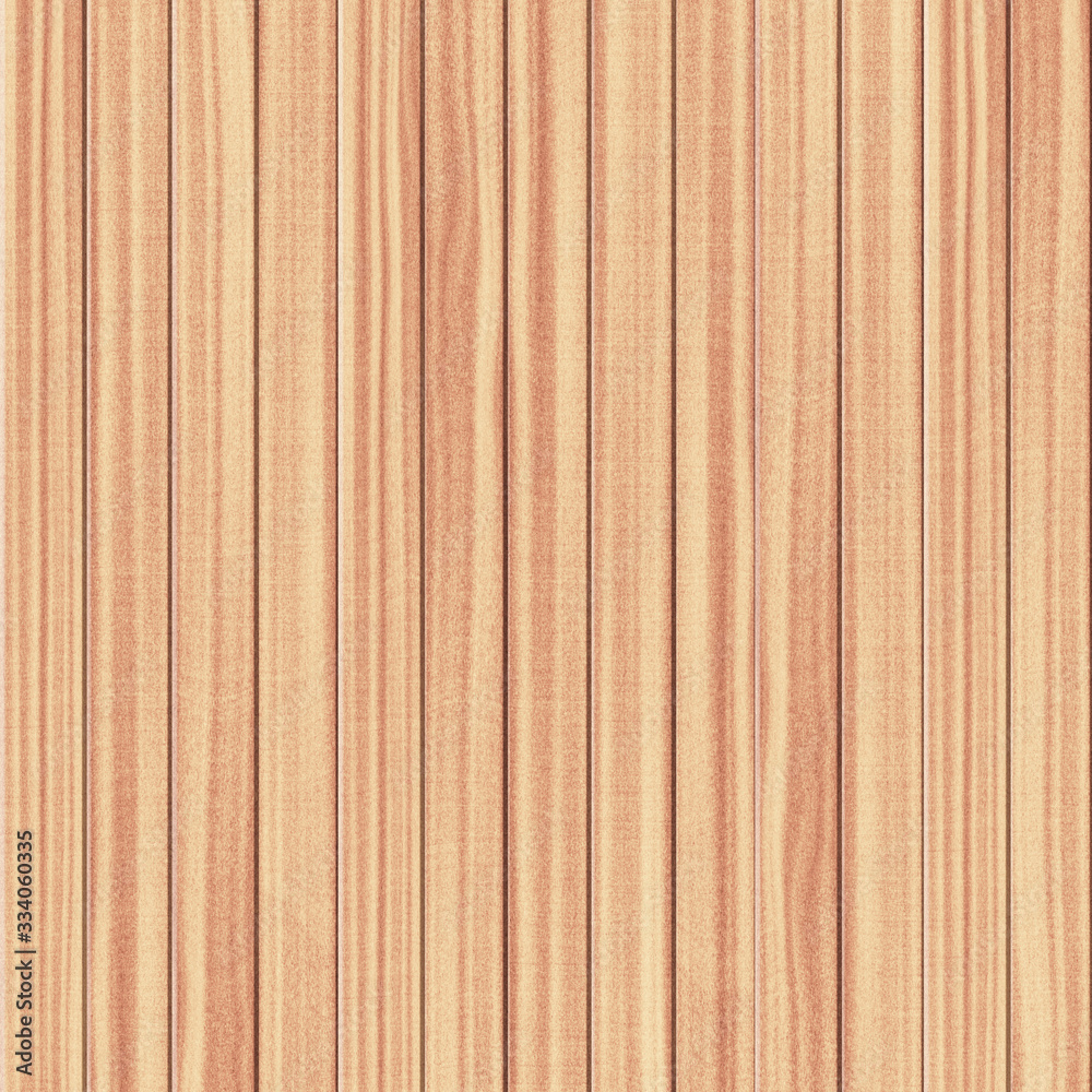 Fototapeta premium Illustration of wood grain background. Walls, floors, fences, boards, etc. 木目背景のイラスト、壁、床、フェンス、板など