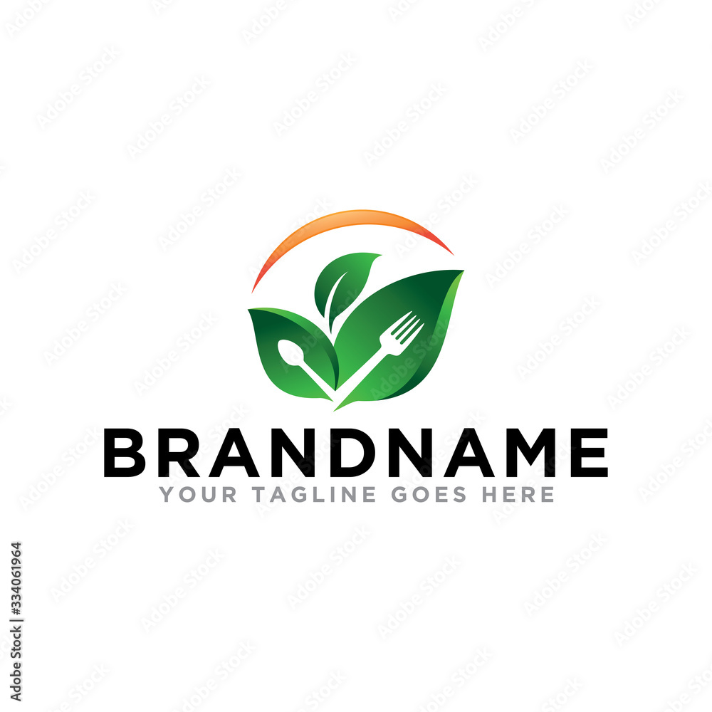 Food logo icon vector. Restaurant logo spoon and fork design template. Food logo icon vector. Restaurant logo spoon and fork design template.