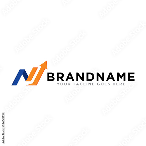 Free Download Finance chart logo template. Business finance logo on modern design. - GFXLoad