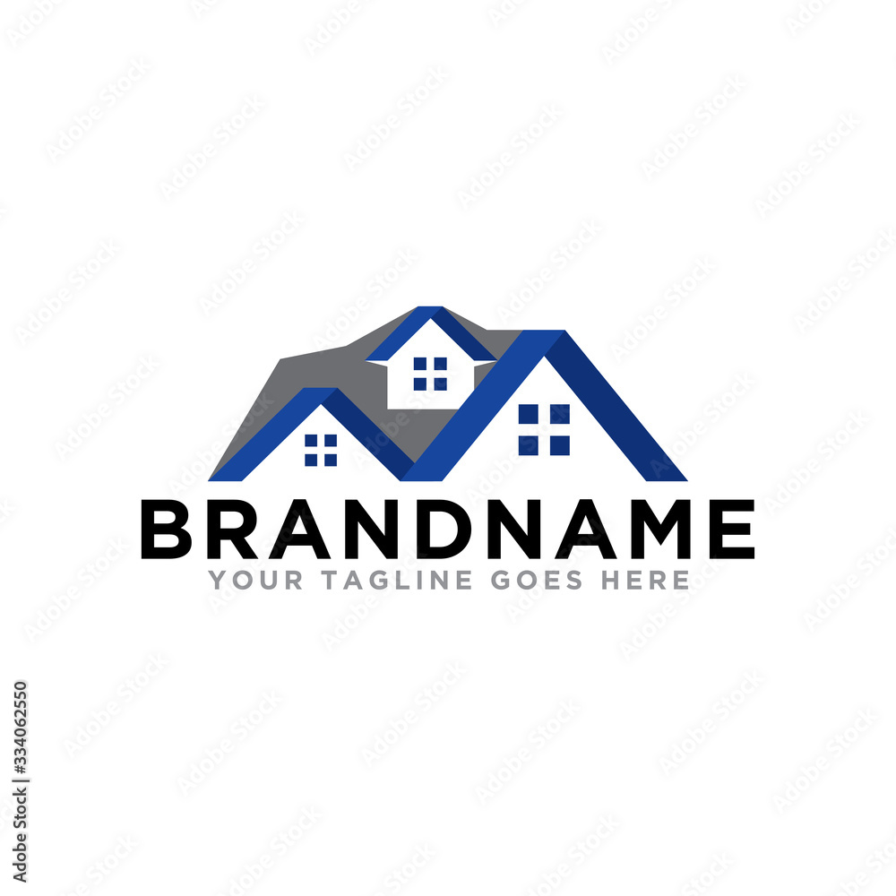 Real estate logo icon. Home simple design on modern logo. Real estate logo icon. Home simple design on modern logo.