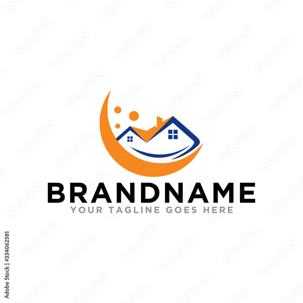 Real estate logo icon. Home simple design on modern logo. Real estate logo icon. Home simple design on modern logo.