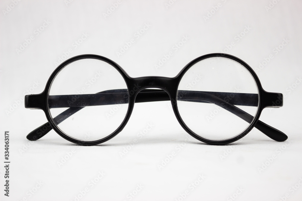 Fototapeta premium Glasses optical isolated white background