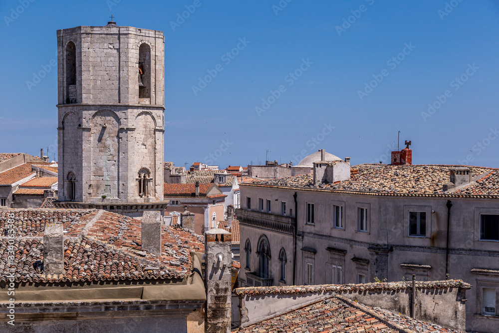 View of the historic pilgrimage town