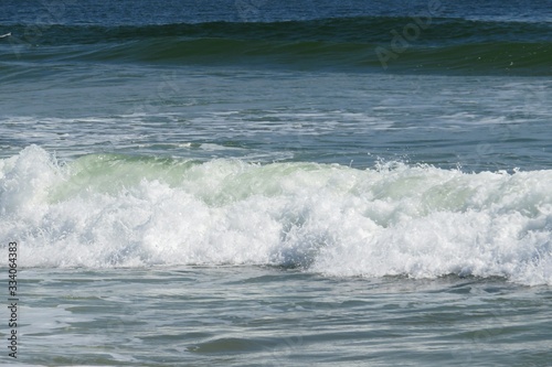 Ocean water background on Atlantic coast of North Florida 