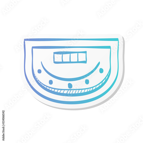 Sticker style icon - Crap table