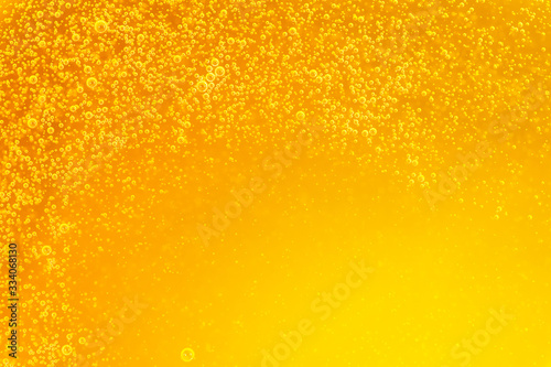 Air bubbles engine oil background. Golden liquid with air bubbles background, Oil, Engine oil