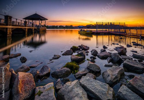 Feb 2020  The Lower Peirce Reservoir is one of the oldest reservoirs in Singapore during sunset © Huntergol
