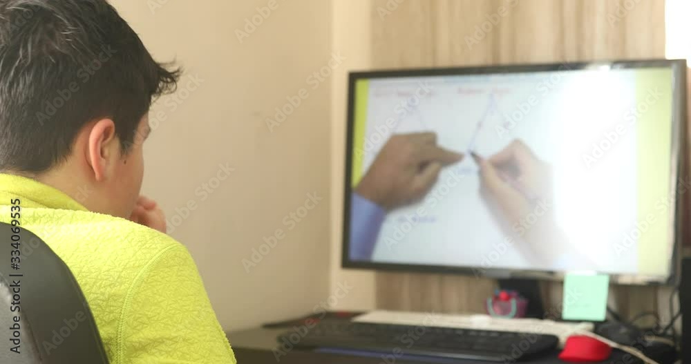 Online learning education distance learning for kids at home Homeschooling during quarantine or isolation