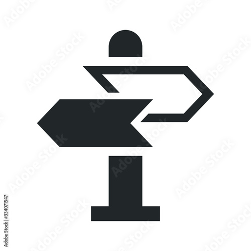 Way direction icon