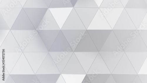 Geometric Polygon Wall abstract mesh structure 3D illustration background