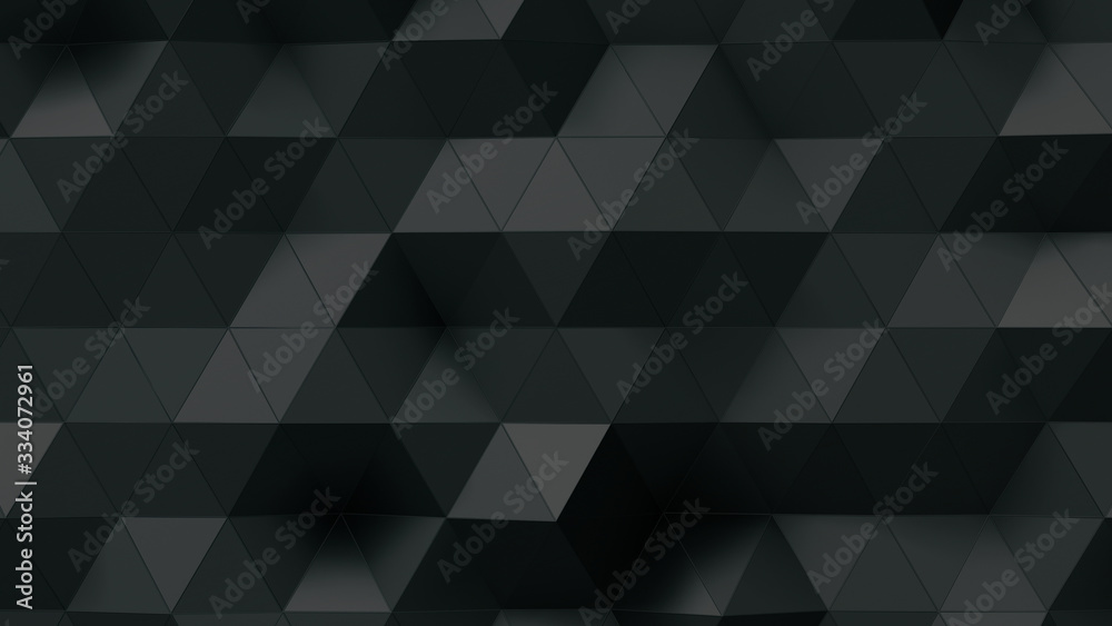 Geometric Polygon Wall abstract mesh structure 3D illustration background Geometric Polygon Wall abstract mesh structure 3D illustration background