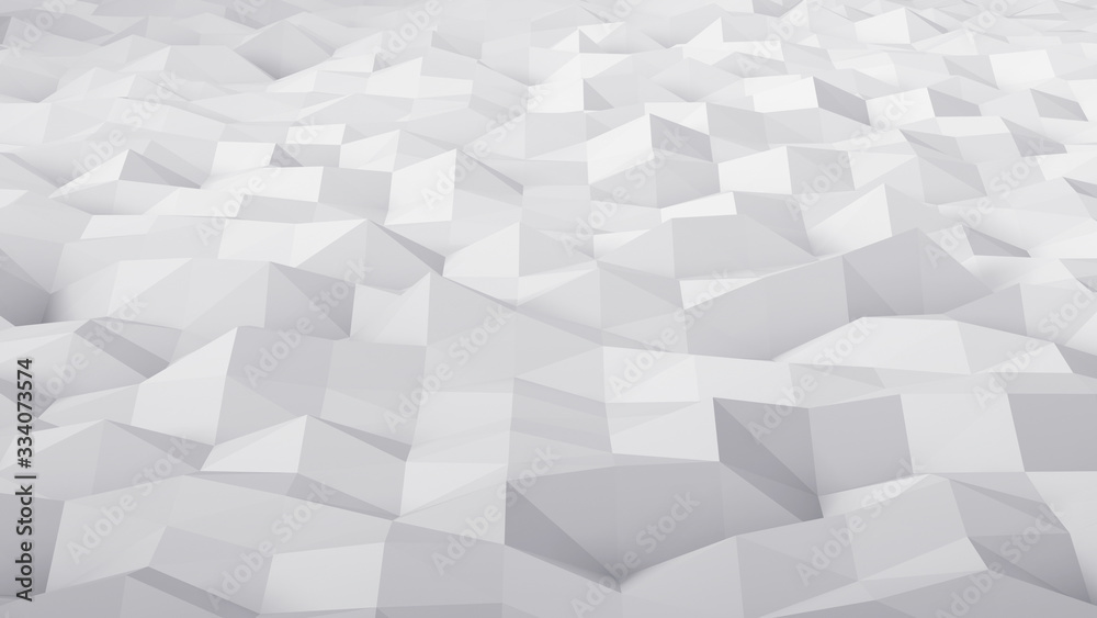 Geometric Polygon Wall abstract mesh structure 3D illustration background Geometric Polygon Wall abstract mesh structure 3D illustration background
