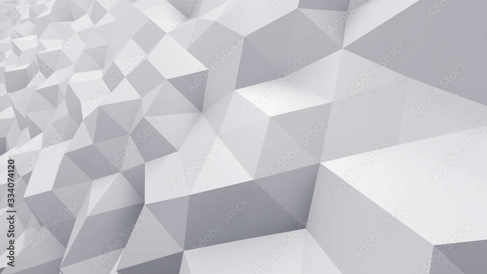 Geometric Polygon Wall abstract mesh structure 3D illustration background Geometric Polygon Wall abstract mesh structure 3D illustration background