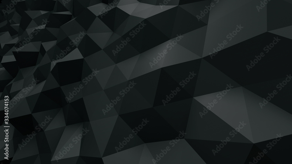 Geometric Polygon Wall abstract mesh structure 3D illustration background Geometric Polygon Wall abstract mesh structure 3D illustration background