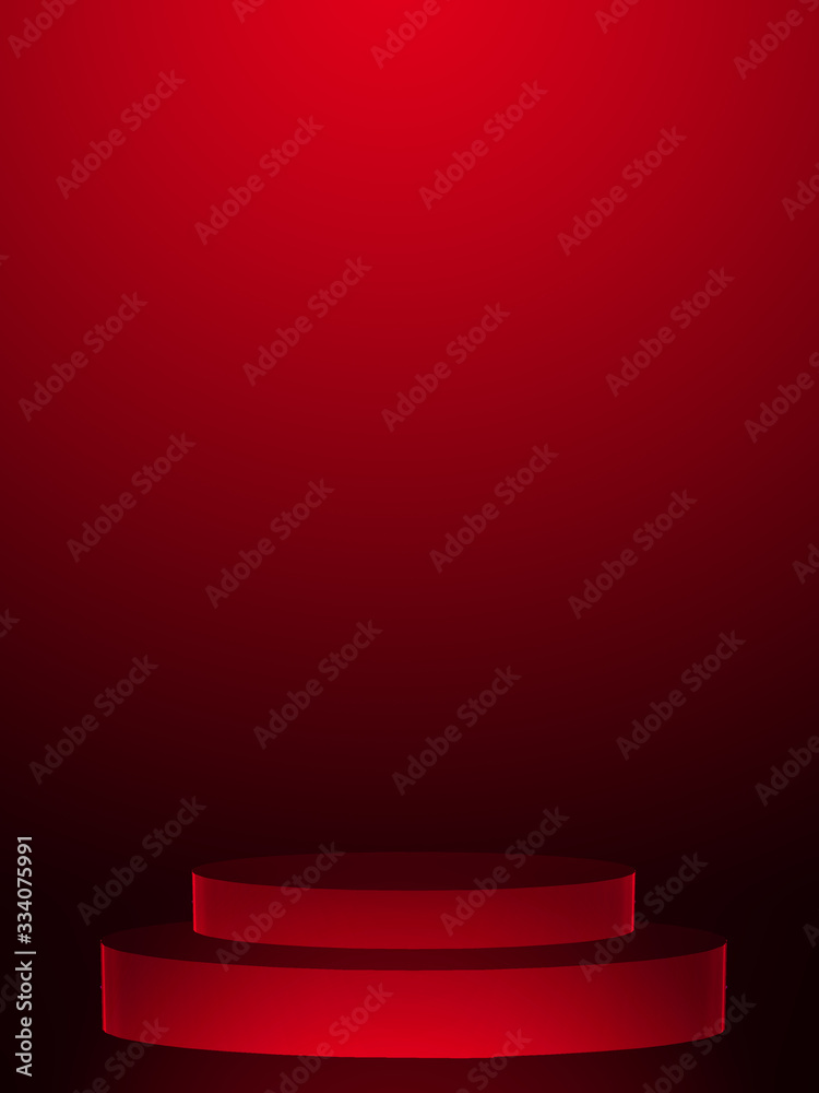 Black and red background. Elegant and beautiful studio background. Black and red background. Elegant and beautiful studio background.