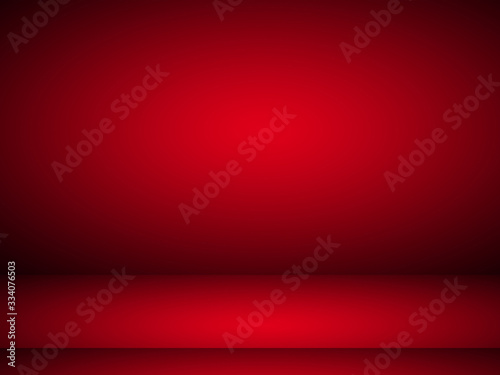 Black and red background. Elegant and beautiful studio background.