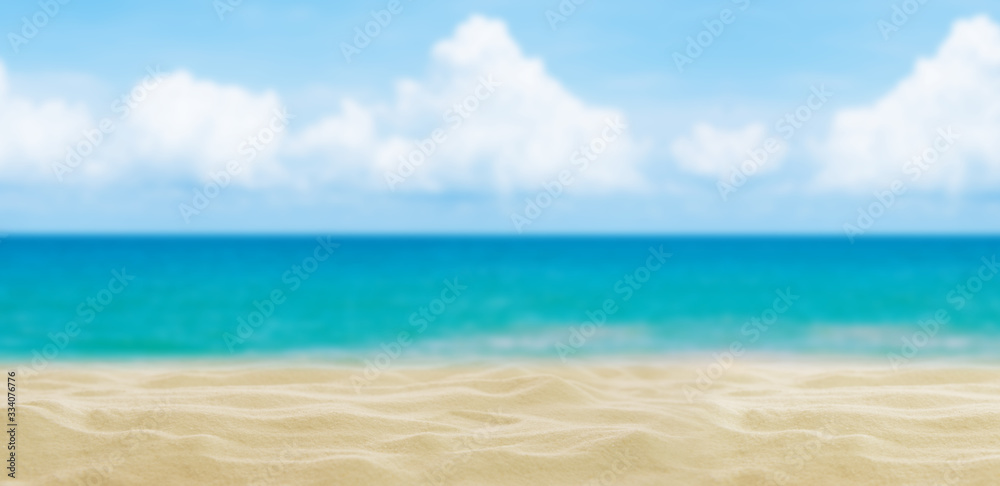 Sand, sea, sky and beach background