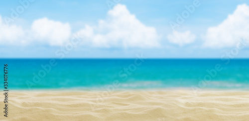 Sand, sea, sky and beach background © utah51