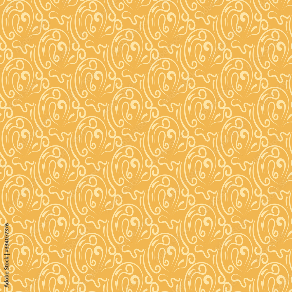 Yellow abstract background vector pattern. Textile design texture. Yellow abstract background vector pattern. Textile design texture.