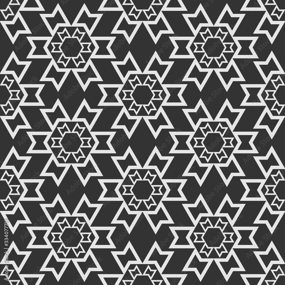 Abstract black and white background geometric pattern. Wallpaper design texture