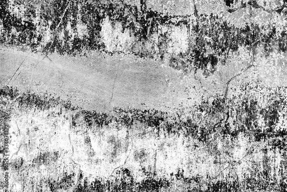 Obraz premium Texture of a concrete wall with cracks and scratches which can be used as a background