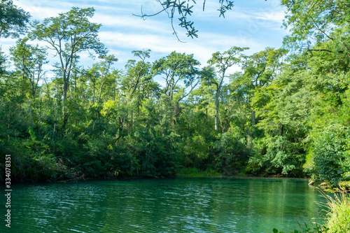 Saltos del Petrohué, ubicado Osorno, región de los lagos, Chile. photo