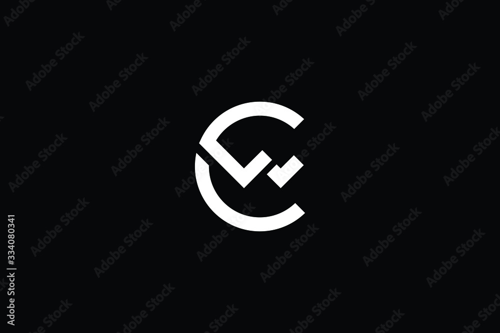 Minimal elegant monogram art logo. Outstanding professional trendy awesome artistic CW WC initial based Alphabet icon logo. Premium Business logo White color on black background Minimal elegant monogram art logo. Outstanding professional trendy awesome artistic CW WC initial based Alphabet icon logo. Premium Business logo White color on black background