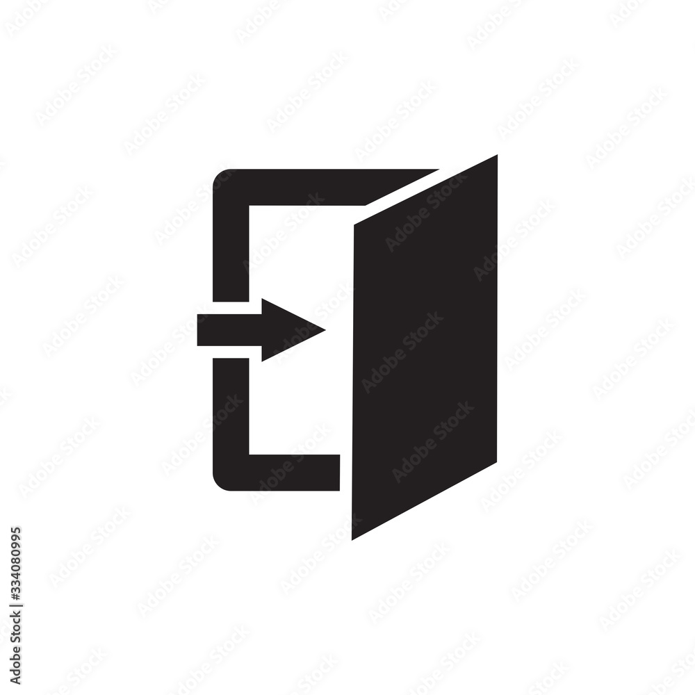 EXTRANCE ICON , EXIT ICON EXTRANCE ICON , EXIT ICON