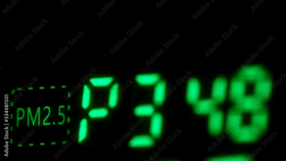 PM 2.5 monitor in room, in door Chiangmai Thailand PM 2.5 monitor in room, in door Chiangmai Thailand