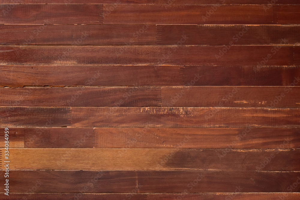 Naklejka premium timber brown wood plank wall, texture of wooden background