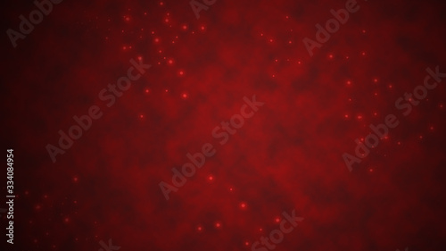 red background with stars