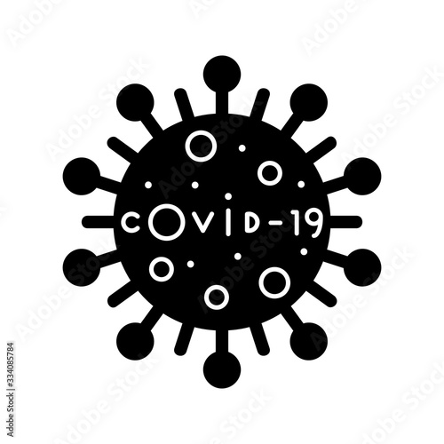 Koronawirus covid-19. Symbol wektor.