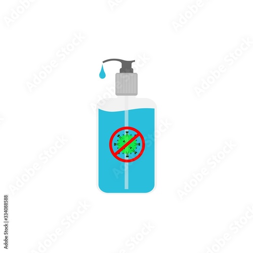 Hand sanitizer logo