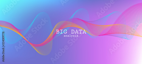 Falling Particles Distressed Purple Vector. Data Analytics Cool Banner. 