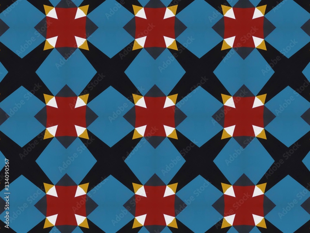 Obraz premium Batik Pattern in Blue