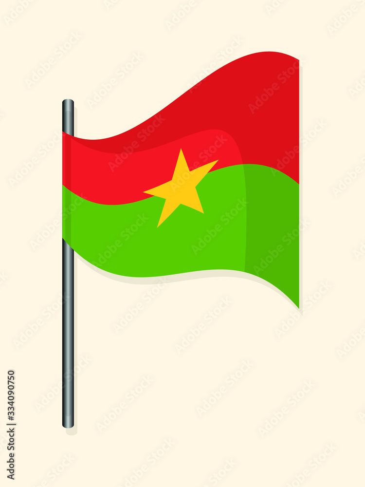 Burkina Faso national flag Burkina Faso national flag