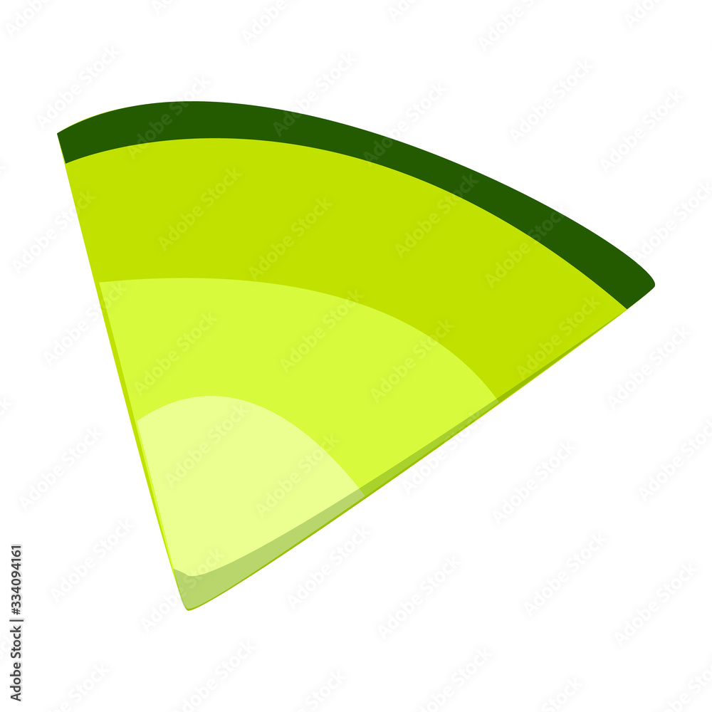 Slice avocado vector icon.Cartoon vector icon isolated on white background slice avocado. Slice avocado vector icon.Cartoon vector icon isolated on white background slice avocado.